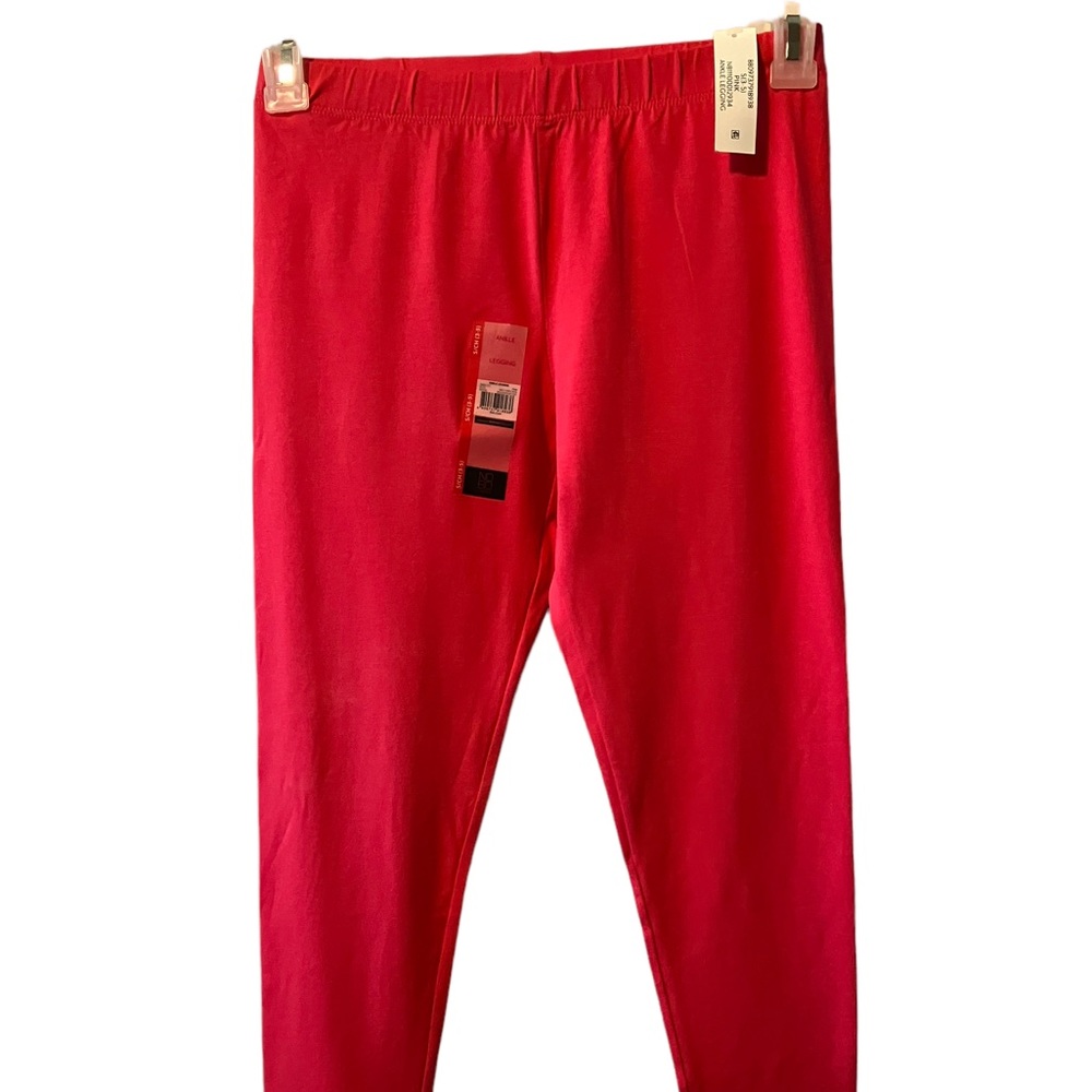 NWT No Boundaries Solid Pink Ankle Stretch Legging Juniors Women Tight Pants